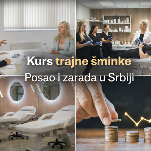 Kurs trajne šminke – posao i zaradu u Srbiji
