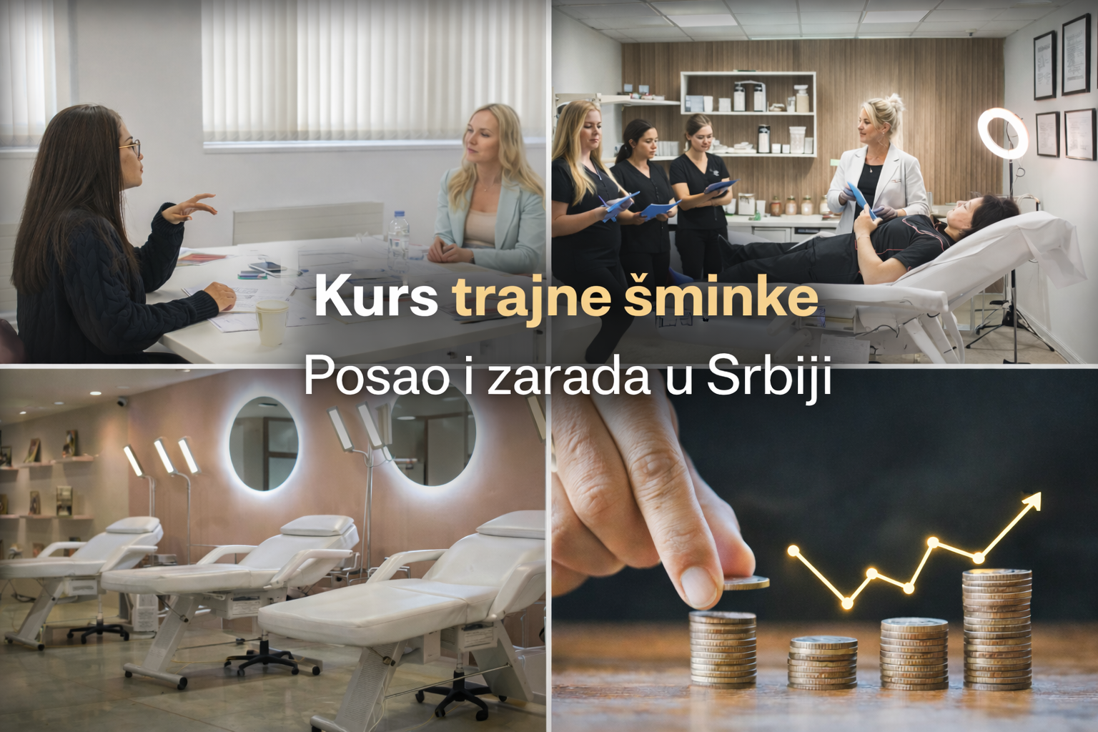 Kurs trajne šminke – posao i zaradu u Srbiji