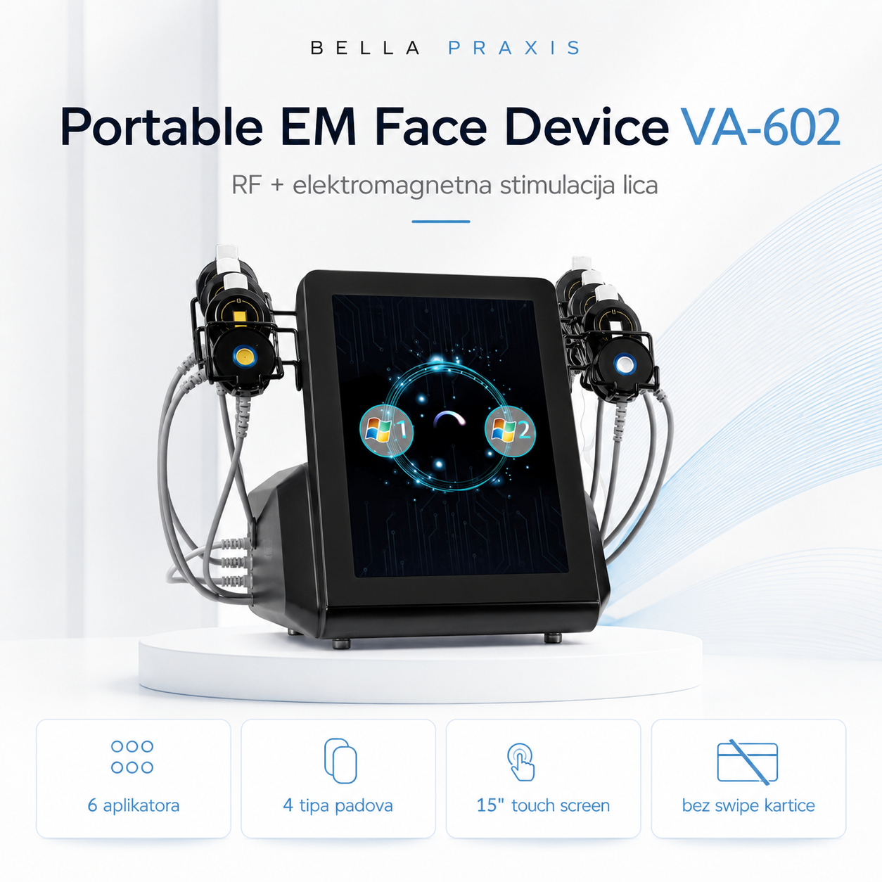EM Face VA-602 aparat za RF i elektromagnetnu stimulaciju lica